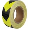 thumbnail image 2 of 1 Uds cinta reflectante de área señalización de marcado de seguridad (negro/amarillo 5cm x 25m), 2 of 5