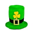 thumbnail image 2 of DJN St. Patrick's Day Top Hat Green Irish Magician Hat with Shamrock Theme Party Hat C One Size, 2 of 6