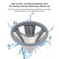 thumbnail image 3 of Pour Over Coffee Dripper, 304 Stainless Steel Reusable Coffee Filter, Paperless Slow Drip Single Cup Coffee Maker Accessories For Home Travel Office, High Temperature, 3 of 8