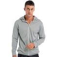 thumbnail image 3 of vastwit Men's Full Zip UPF 50+ Shirt Hooded Light Jacket Long Sleeves Sun Protection Rash Guard for Grey L, 3 of 7