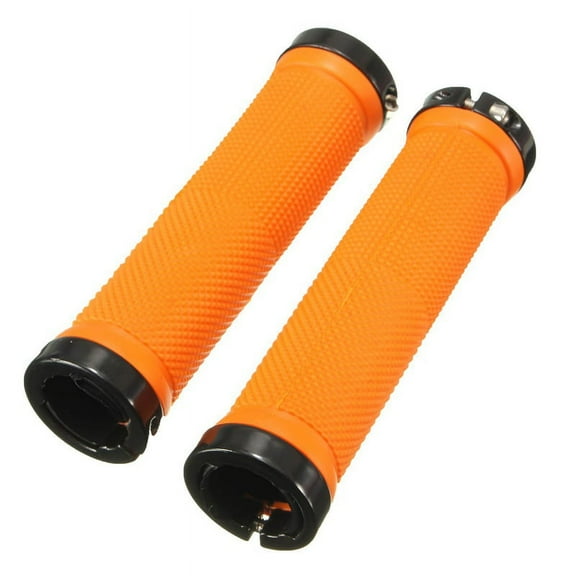 1 Pair Bicycle Handle Grip BMX Bike Handlebar Grips Orange