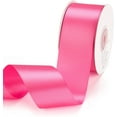 thumbnail image 1 of cvtubhi Filan Double Faced Satin Ribbon 2 Inch x 25 Yards Double Sided Solid Polyester Ribbon for Gift Wrapping Party Hair Braids Bow Shower Decoration Floral Arrangement Craft Supplies, 1 of 7