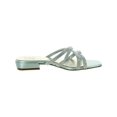 thumbnail image 3 of Naturalizer Womens Abriana 2 Faux Suede Embellished Slide Sandals, 3 of 3