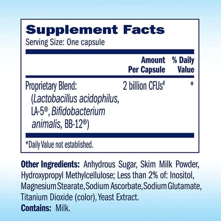 One A Day TruBiotics, Daily Probiotic Supplement for Digestive Health, 30-Capsule Box