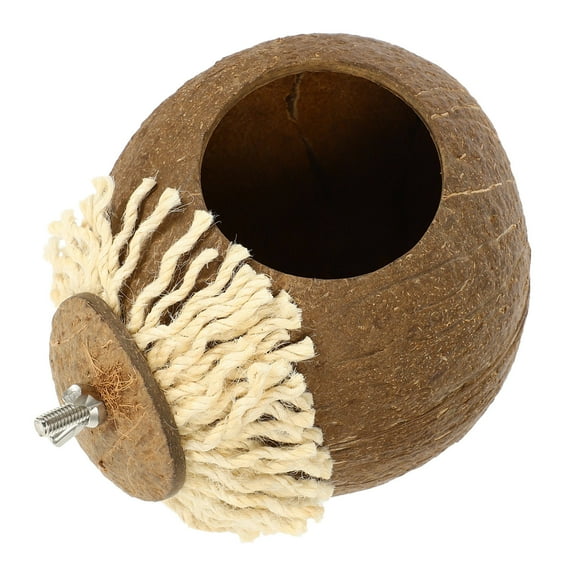 AURARMLET Coconut Bird House Natural Style for Lovebirds 1Set