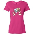 thumbnail image 3 of Inktastic Tragedy and Comedy Stage Masks Women's T-Shirt, 3 of 5