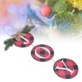 thumbnail image 4 of Christmas Wreath,  Check Plaid Wreath Ribbon Bow Simple Operate Rustic Burlap Easy To Hang Exquisite Workmanship  For Outdoor, 4 of 8