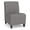 Castillo Gray, variant on Siena Lounge Reception Armless Guest Chair / Walnut Wood Legs / Light Gray