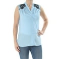 thumbnail image 3 of Kobi Womens Halperin Knit Blouse, Blue, Small, 3 of 4