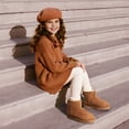 thumbnail image 3 of Dream Pairs Girls & Boys Winter Boots Ankle Faux Fur Lined Fuzzy Classic Snow Shoes (Toddler/Little/Big Kid), 3 of 6