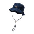 thumbnail image 4 of Sombrero de cubo informal Visera de , doble cara Mujeres Hombres Protección solar Sombreros de pescador para Camping Senderismo Playa , Sunnimix Sombrero de copa, 4 of 8