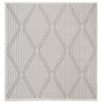 thumbnail image 2 of SAFAVIEH Machine Washable Rug Indoor/Outdoor Bermuda Collection - Bermuda Julijana Geometric Diamonds Indoor/Outdoor Area Rug Cream/Grey, 6'7" x 6'7" Square, 2 of 12