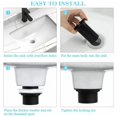 thumbnail image 4 of Cubierta de tanque de agua, cubierta de tanque IBC de 300 l, accesorios para tanque de 300 litros - Cubierta protectora de tanque de agua - Película de protección UV para cubierta IBC con corte perfor, 4 of 4