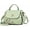 Green, variant on Women Flip up Embroidered Satchel Lightweight Totes Top Handle Purses and Handbag Crossbody Shoulderbag for Lady