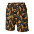thumbnail image 5 of Naloa German Shepherd Dog Men's Beach Shorts, Surfing shorts, Swim trunks, Quick Dry Swim Trunks for Surfing Beach Fun - Small, 5 of 9