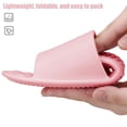 thumbnail image 5 of Gustave Foldable Travel Slippers Shower Shoes for Women Men, Non-Slip Quick Dry Lightweight House Slides Sandals for Indoor Outdoor Pool Beach - Pink, 5 of 8