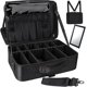 thumbnail image 1 of Estuche de Maquillaje de Viaje Bolsa de Cosméticos - Con Espejo, Profesional Organizador de Maquillaje Impermeable con Divisor Ajustable, Bolsa de Almacenamiento, 1 of 4