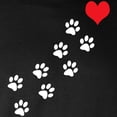 thumbnail image 3 of CafePress - Paw Prints To My Heart Long Sleeve Dark T Shirt - Long Sleeve Dark T-Shirt, 3 of 4