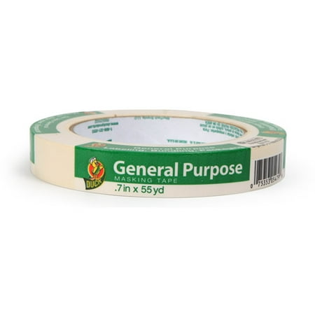 General Purpose Winch - Duck Brand General Purpose 0.70 In x 55 Yd. Masking Tape, Beige
