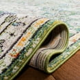 thumbnail image 6 of SAFAVIEH Madison Joandra Vintage Floral Area Rug, Green/Turquoise, 3' x 3' Square, 6 of 8