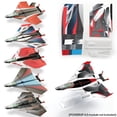 thumbnail image 5 of 12 Plantillas De Aviones De Papel Para Powerup 2.0 Y 4.0. Plantillas De Aviones De Papel De Color Y Soporte De Exhibición Para Avión. Powerup 2.0 O 4.0 No Está Incluido, 5 of 5