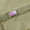 thumbnail image 3 of Hem Stitch Border Vintage Design Tablecloth Mint 68" by 108" Oblong / Rectangle, 3 of 5