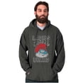 thumbnail image 5 of Papa Smurf Ladies Love the Beard Cool Hoodie Hooded Sweatshirt Men Brisco Brands S, 5 of 6