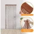 thumbnail image 3 of 2 Pcs Glitter String Curtains Doorway Beads Curtains, 39 x 79 Inch Hanging Fringe Hippie Room Divider Door String Curtain Boho Doors Tassel for Doorways, Windows, Closet, Privacy Decor, 3 of 24