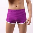 thumbnail image 3 of Mens Underwear Men's Underwear Low Waist Fashion Color Stripes Comfortable Erotic Panties, 3 of 7