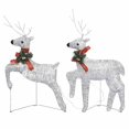 thumbnail image 6 of vidaXL Christmas Decoration Reindeer and Sleigh with LEDs Christmas Lighting, 6 of 10