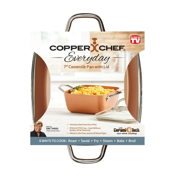 Copper Chef Everyday 7" Casserole with Lid