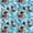 Blue, variant on Homewish Funny Dachshund Animal Twin Comforter Sets,Pretty Hibiscus Flower Bedding Set,Ocean Wave Decor,Colorful Stars Reversible,2pcs,1 Comforter and 1 Pillowcase