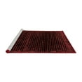 thumbnail image 2 of Ahgly Company Machine Washable Indoor Square Abstract Red Modern Area Rugs, 4' Square, 2 of 4