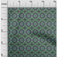 thumbnail image 1 of oneOone Georgette Viscose Fabric Floral Mandala Block Print Sewing Fabric BTY 42 Inch Wide, 1 of 4