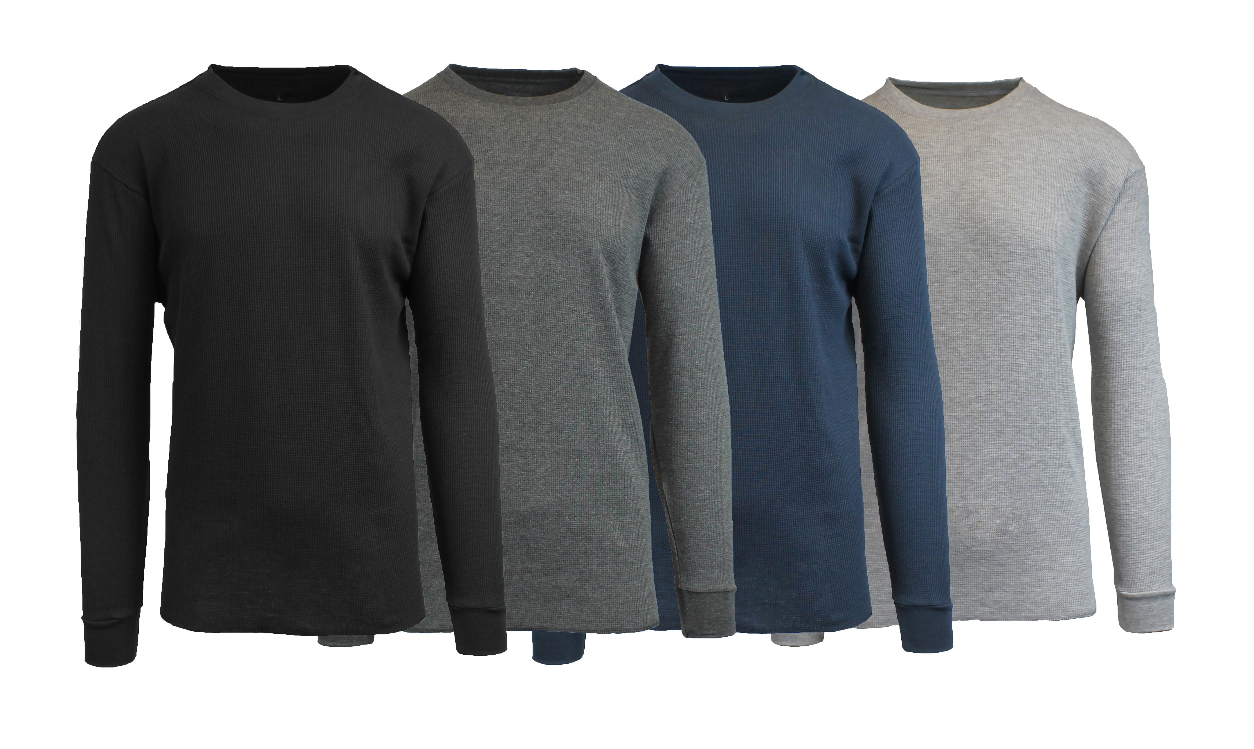 GBH Men's Thermal Crew Neck Shirt (4Pack)