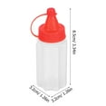 thumbnail image 2 of HEMOTON 8Pcs Small Squeeze Bottles Portable Leak-Proof for Sauce Dispensing Kitchen Use, 2 of 8