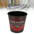 thumbnail image 1 of PU Leather Garbage Bin, Storage Basket Small Vintage  For Home, 1 of 8