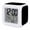 Black, variant on Grey Digital Alarm Clock for Bedrooms, Smart LED Alarm Clock with 7 Color Changing Night Light, Modern Pure Gray Silent Wake Up Clocks for Sleep Study Cooking 3.2"x3.2"