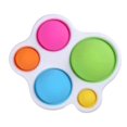 thumbnail image 1 of Fidget Toys, Fidget Toy Anti Stress Artículo satisfactorio para niños Juguetes de silicona, juguetes adecuados para regalos de juguetes para niños de 1 año (blanco), 1 of 5