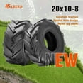 thumbnail image 4 of HALBERD 20x10.00-8 Lawn Mower Tire 4PR Tractor Cart Turf Tires for Garden Tractors Golf Cart, 4 of 6