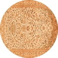 thumbnail image 1 of Ahgly Company Indoor Round Persian Orange Traditional Area Rugs, 3' Round, 1 of 1