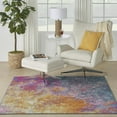 thumbnail image 3 of Nourison Passion Modern Abstract Multicolor 5' Square Area Rug (5 Square), 3 of 10