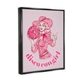 thumbnail image 4 of Stupell Industries Vintage Disco Cowgirl Abstract Painting Black Floater Framed Canvas Art Print Wall Art, 17 x 21, 4 of 10
