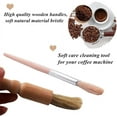 thumbnail image 3 of Coffee Brush Set Professional Espresso Brush Kit Include Wooden Coffee Grinder Machine Cleaning Brush and Nylon Espresso Brush for Coffee Machine Group, 3 of 5