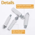 thumbnail image 3 of 8 Pcs Bi-Fold Door Bottom Pivot Kit, 2 Size Folding Door Hardware Repair Bottom Pivot, Bifold Door Hardware Bottom Pivot for Folding Door Repair(3/8inch and 7/16inch), 3 of 7