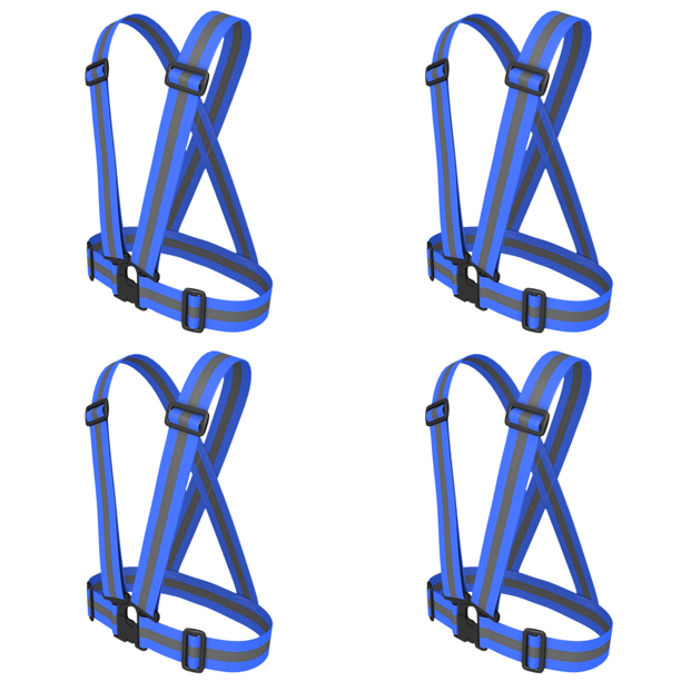 Chaleco Reflectante para Caminatas Nocturnas Cycling And Running () Azul