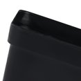 thumbnail image 2 of NFTIGB Plastic Square Plant Pot Planter 3.15 in / 8 cm with Tray Succulent Container Black, 2 of 9