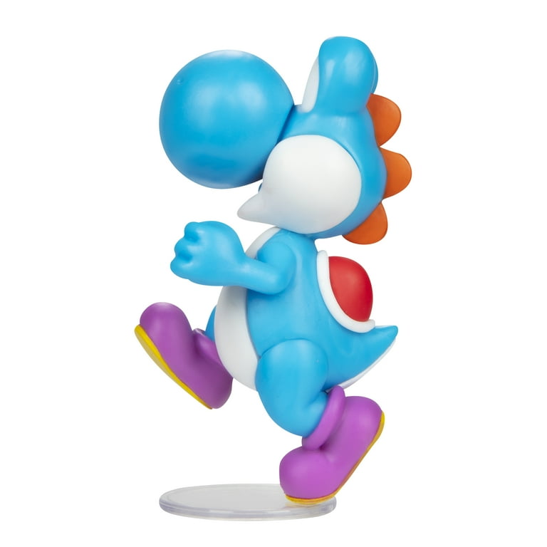 Nintendo 2.5 inch Light Blue Running Yoshi Articulated