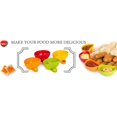 thumbnail image 2 of Juego de 8 platos de plástico de colores para servir patatas fritas y salsas, para especias, salsa de tomate, sal, vinagre vegetal, kétchup y patatas fritas, 2 of 5