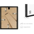 thumbnail image 3 of HAUS AND HUES 6x8 Black Metal Picture Frames - Black 6x8 Photo Frames - Features Premium Aluminum, Vertical Hanging, Easel Back for Tabletop, Home, Office (6x8 in, Black, Set of 25), 3 of 6